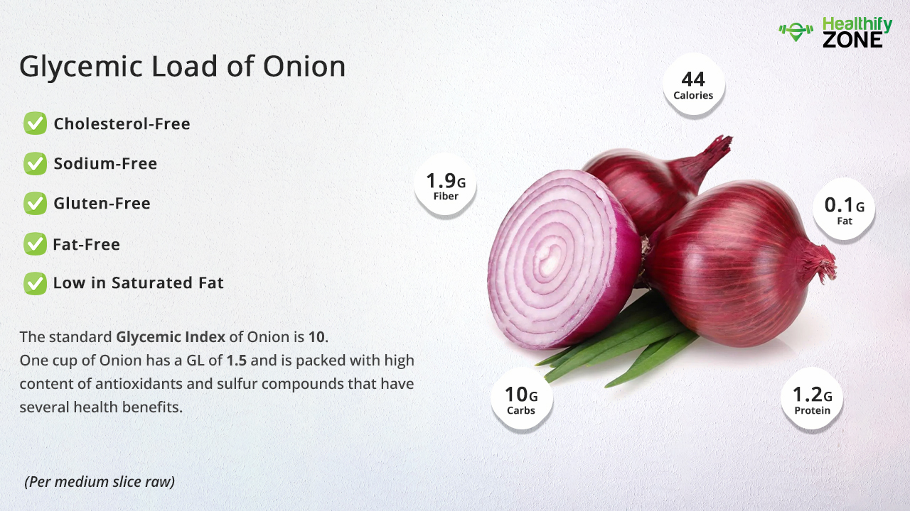 Glycemic Load of Onion Is Onion High in Sugar?